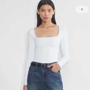 Aritzia Original Contour Squareneck Hip Longsleeve